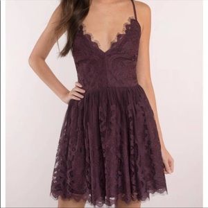 TOBI purple lace dress XS